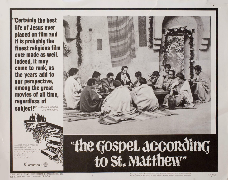 The Gospel According to St. Matthew 1966 U.S. Scene Card
