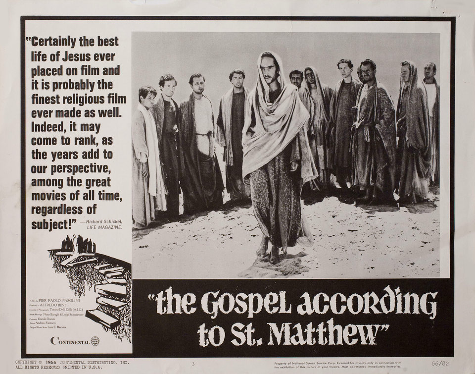 The Gospel According to St. Matthew 1966 U.S. Scene Card