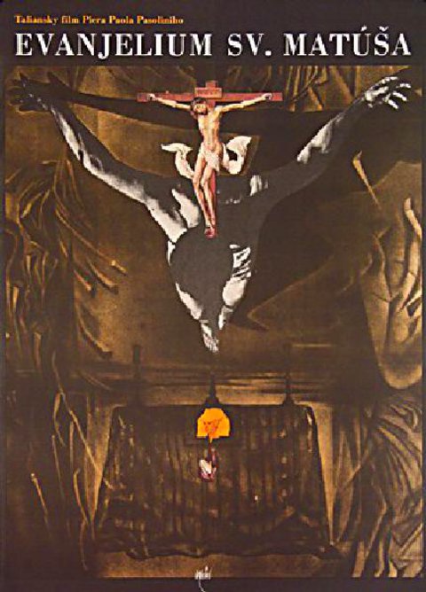 The Gospel According to St. Matthew Original 1967 Slovakian A3 Movie Poster