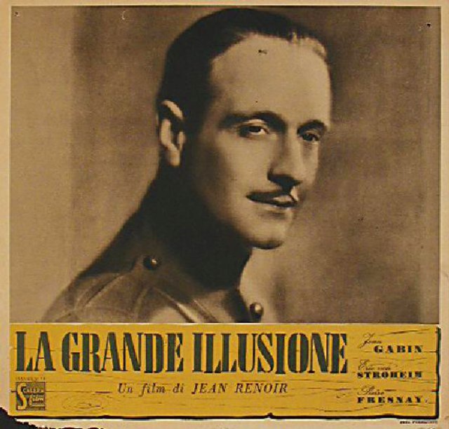 La Grande Illusion Original 1946 Italian Fotobusta Movie Poster