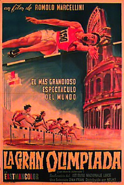 LA GRANDE OLIMPIADE Original 1950s Argentine Movie Poster