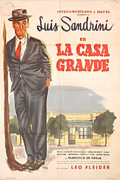 The Great House Original 1953 Argentine Movie Poster