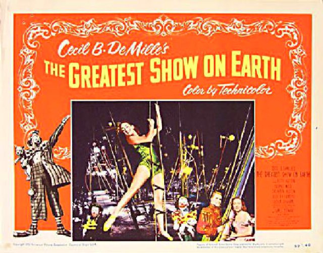 The Greatest Show on Earth Original 1952 U.S. Scene Card