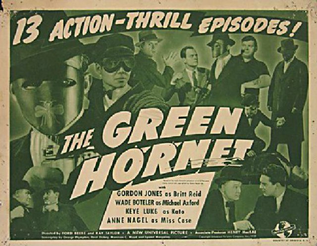The Green Hornet Original 1939 U.S. Title Card