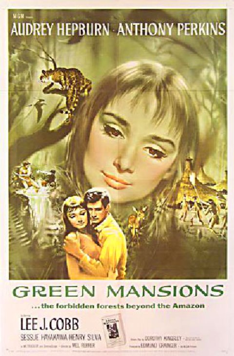 Green Mansions Original 1959 U.S. One Sheet Movie Poster