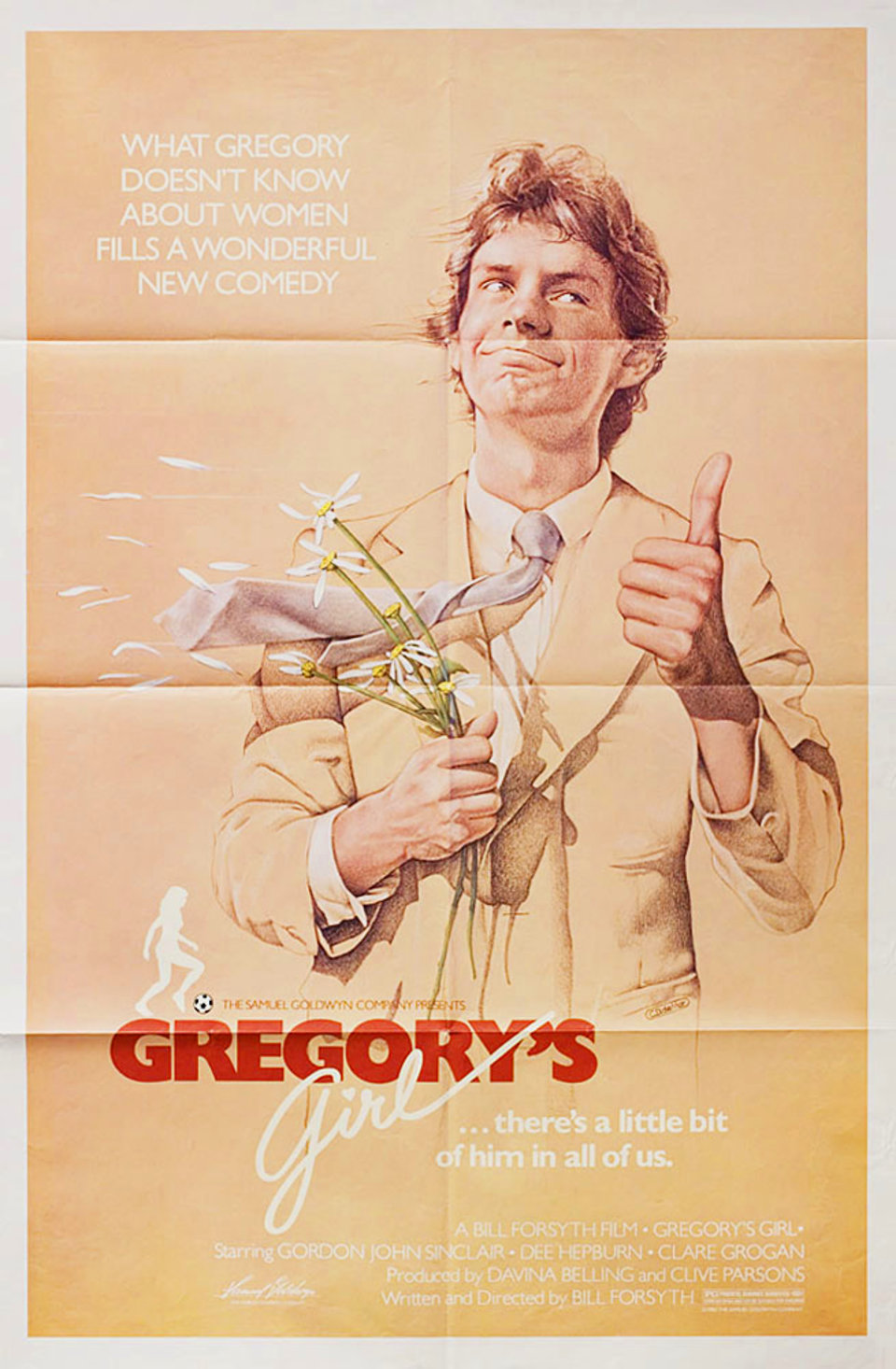 Gregory's Girl Original 1982 U.S. One Sheet Movie Poster