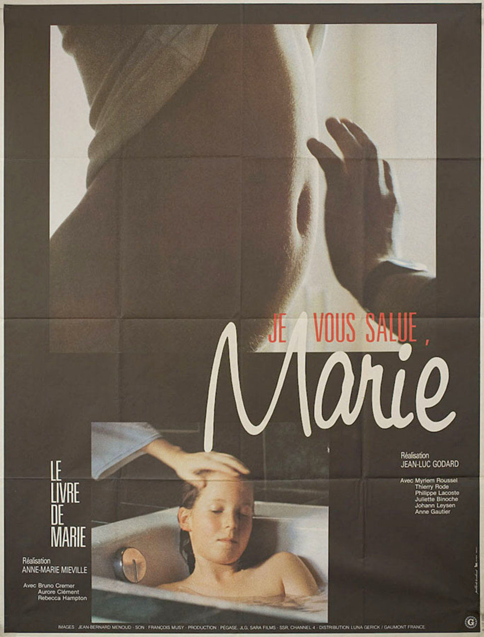 Hail Mary 1985 French Grande Poster