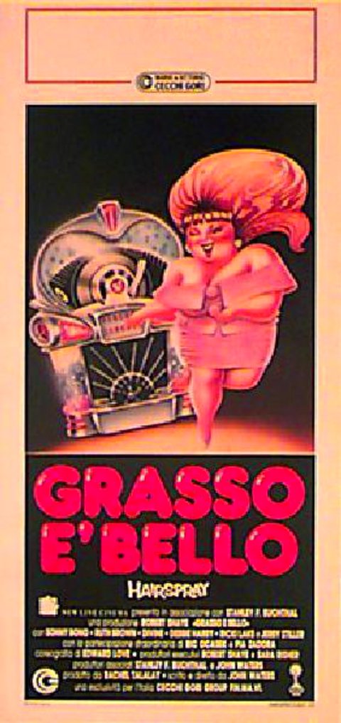 Hairspray Original 1988 Italian Locandina Movie Poster