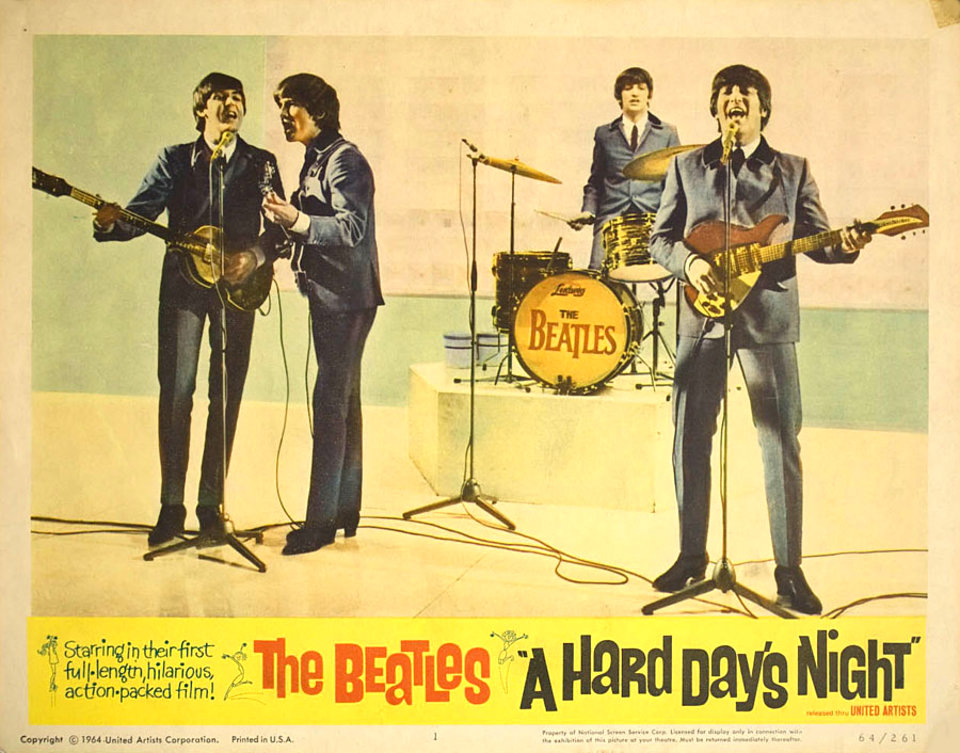 A Hard Day's Night Original 1964 U.S. Scene Card