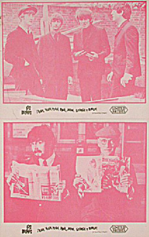 A Hard Day's Night Original R1970s Mexican Lobby Card Set