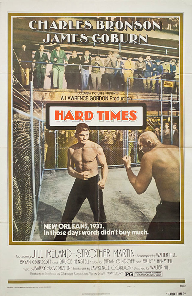 Hard Times Original 1975 U.S. One Sheet Movie Poster