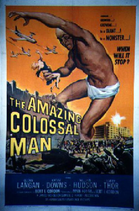 The Amazing Colossal Man Original 1957 U.S. One Sheet Movie Poster