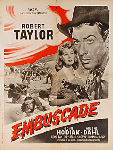 Ambush Original 1950 French Moyenne Movie Poster