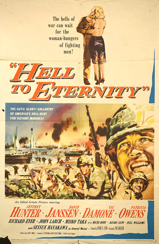 Hell to Eternity Original 1960 U.S. One Sheet Movie Poster