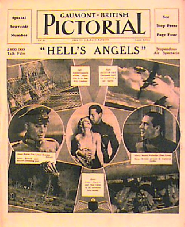 Hell's Angels Original 1931 British Movie Program