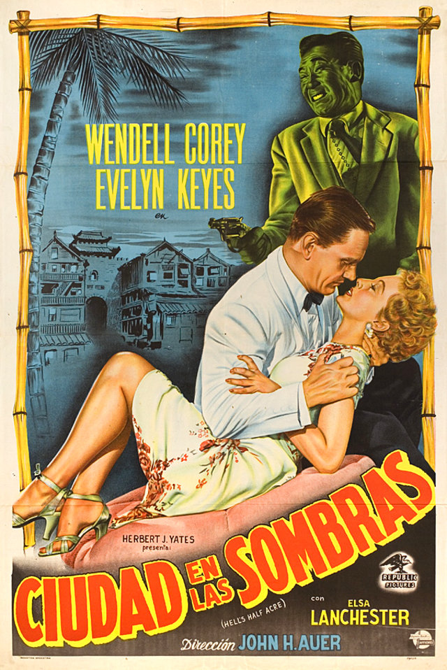 Hell's Half Acre Original 1954 Argentine Movie Poster