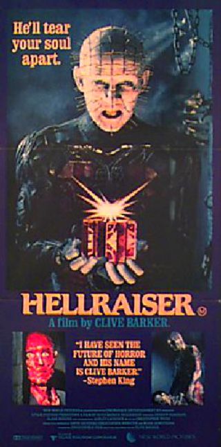 Hellraiser 1987 Movie Poster 11×17 – Pinhead Frank Julia Kirsty Horror Portal Repro