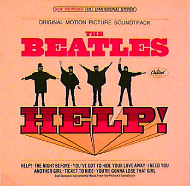 Help! Original 1965 U.S. Movie Poster