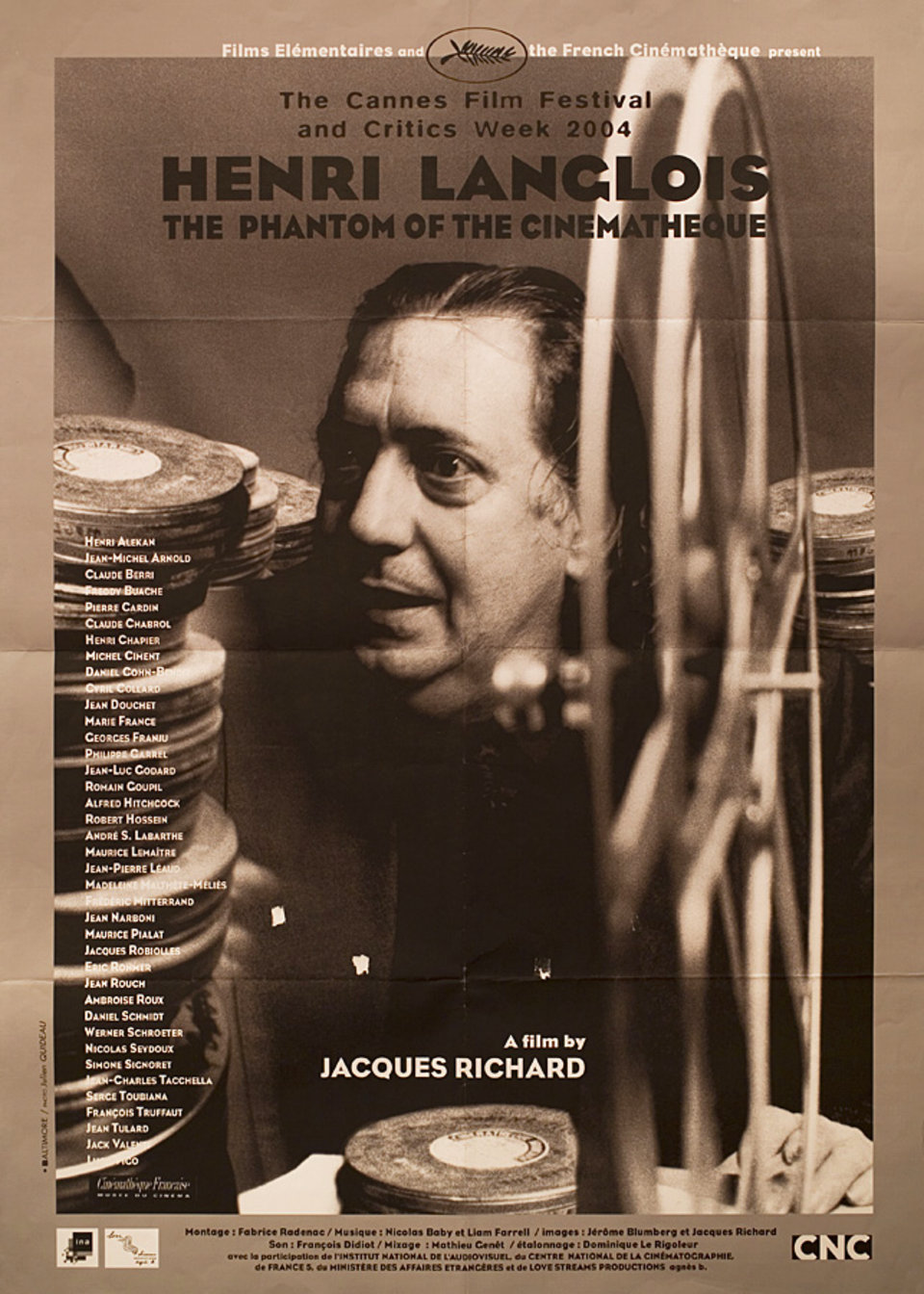 Henri Langlois: The Phantom of the Cinematheque Original 2004 French Grande Movie Poster