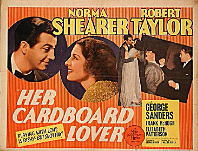 Her Cardboard Lover Original 1942 U.S. Half Sheet Movie Poster
