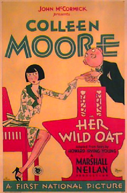 Her Wild Oat Original 1922 U.S. One Sheet Movie Poster