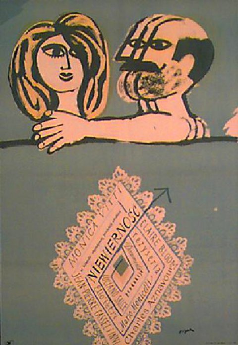 High Infidelity Original 1964 Polish A1 Movie Poster