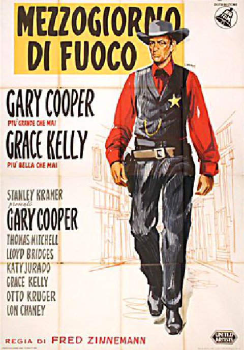 High Noon Original R1956 Italian Quattro Foglio Movie Poster