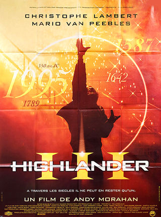 highlander 3 movie poster