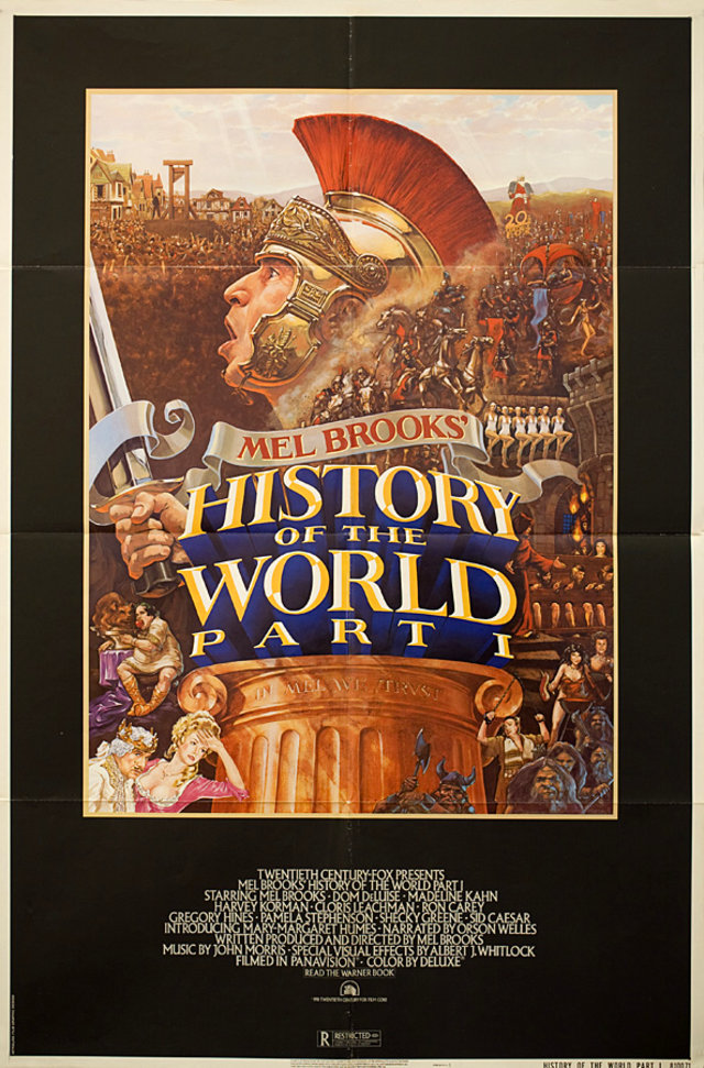 History of the World: Part I Original 1981 U.S. One Sheet Movie Poster
