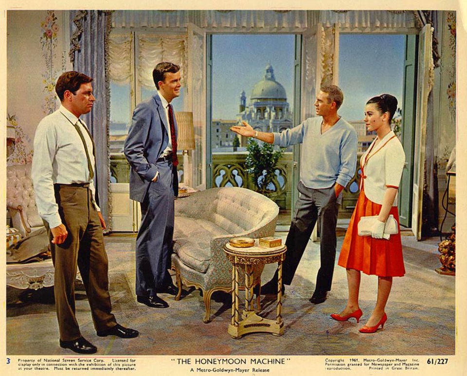 The Honeymoon Machine Original 1961 U.S. Color Photo