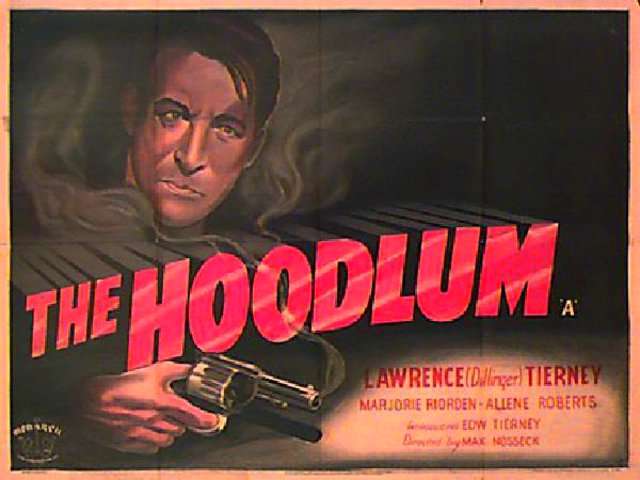 The Hoodlum Original 1951 British Quad Movie Poster