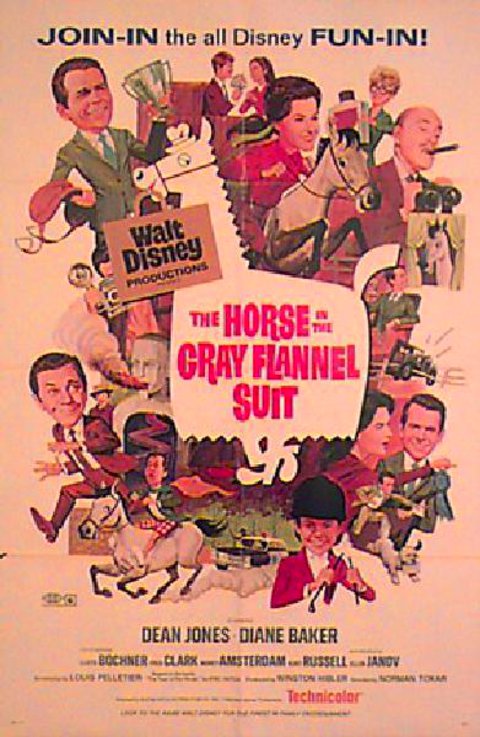 The Horse in the Gray Flannel Suit Original 1969 U.S. One Sheet Movie Poster
