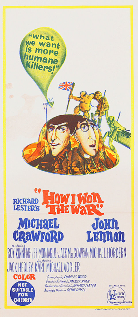 How I Won the War Original 1968 Australian Daybill Movie Poster