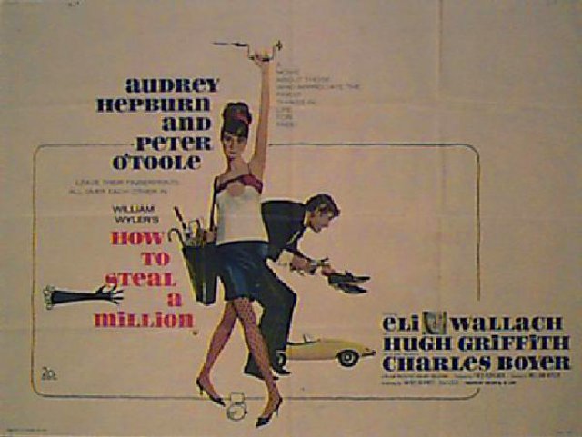 How to Steal a Million Original 1966 British Quad Movie Poster