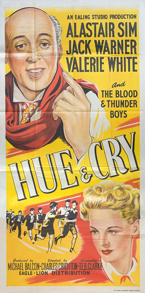 Hue and Cry Original 1947 British Three Sheet Movie Poster