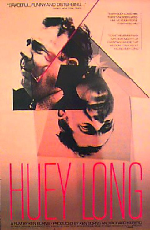 Huey Long Original 1985 U.S. One Sheet Movie Poster