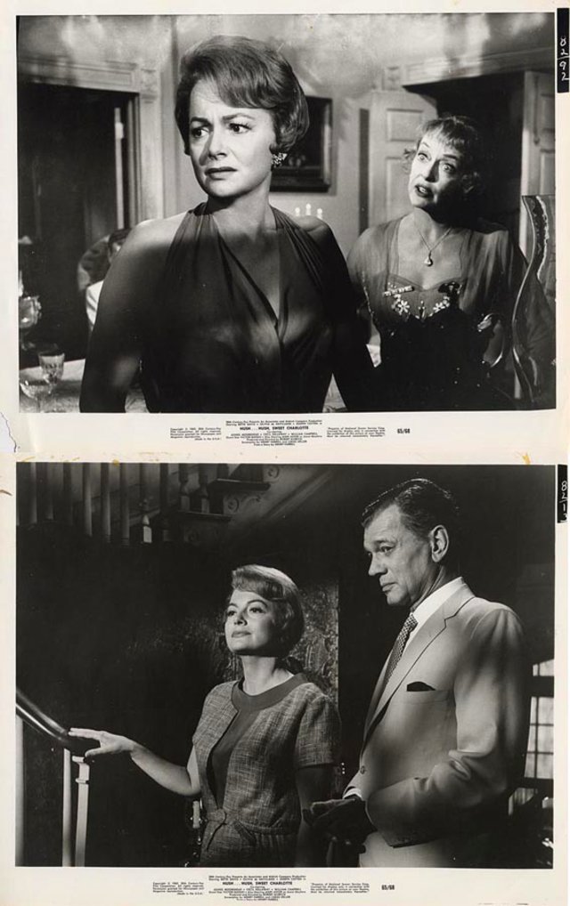 Hush...Hush, Sweet Charlotte Original 1965 U.S. Silver Gelatin Single-Weight Photo Set of 3