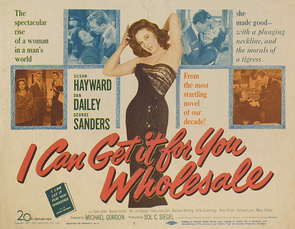 I Can Get It for You Wholesale Original 1951 U.S. Title Card