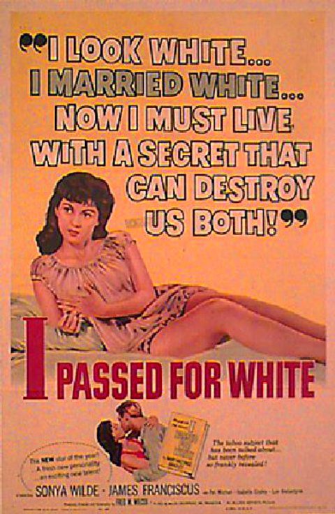 I Passed for White Original 1960 U.S. One Sheet Movie Poster