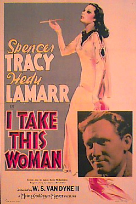 I Take This Woman Original 1939 U.S. One Sheet Movie Poster