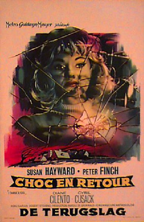 I Thank a Fool Original 1962 Belgian Movie Poster