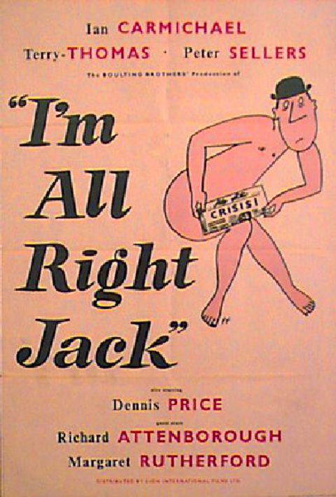 I'm All Right Jack Original 1959 British One Sheet Movie Poster