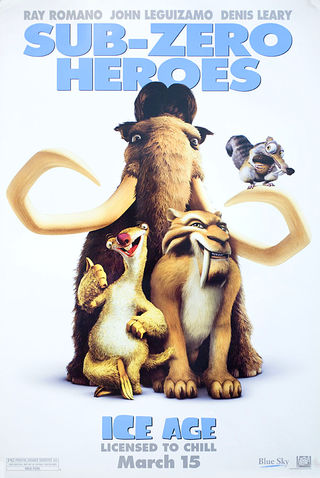 Ice Age Original 2002 U.S. Mini Movie Poster