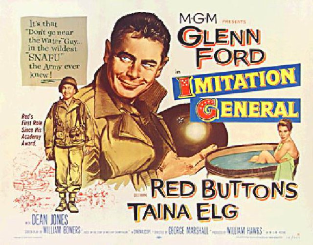 Imitation General Original 1958 U.S. Half Sheet Movie Poster