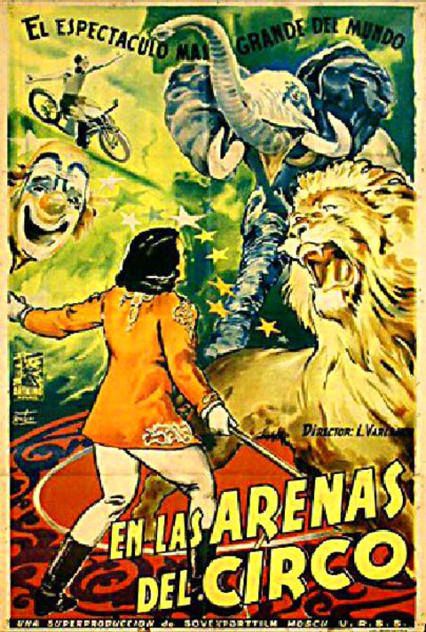 In the Circus Arena Original 1951 Argentine Movie Poster