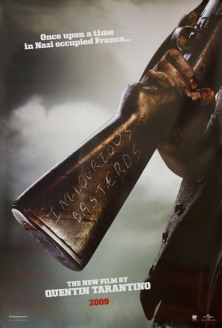 Locandina BASTARDI SENZA GLORIA Inglourious Basterds Tarantino Pitt Nazi B28 - Foto 12