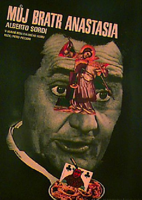 My Brother Anastasia Original 1975 Czech A3 Movie Poster