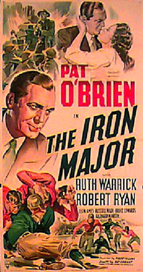 The Iron Major Original 1943 U.S. Three Sheet Movie Poster