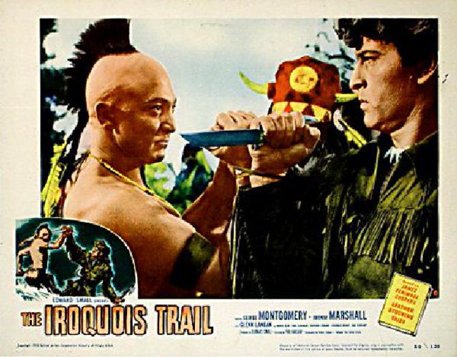 The Iroquois Trail 1950 U.S. Scene Card Posteritati Movie Poster Gallery