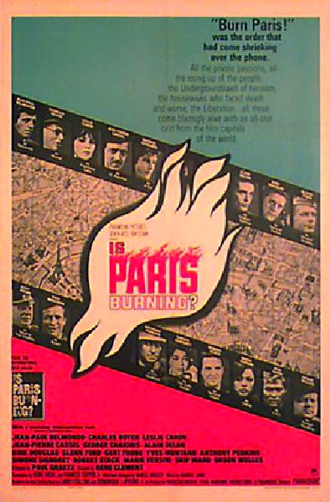Is Paris Burning? Original 1966 U.S. One Sheet Movie Poster